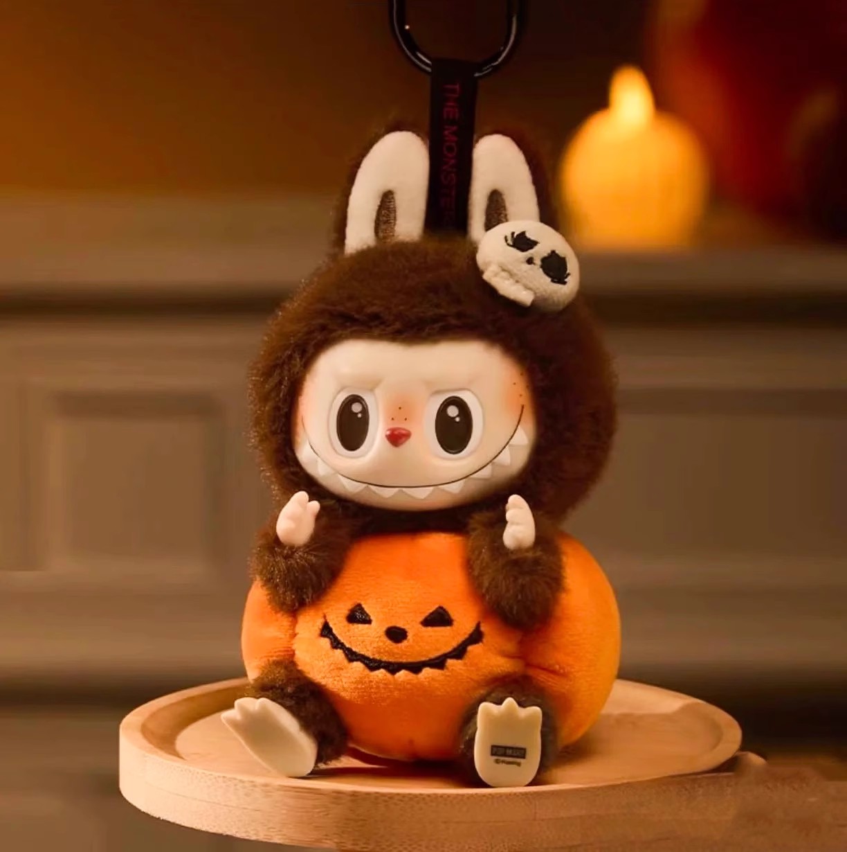 LABUBU Pumpkin Vinyl Plush Pendant — product image 2 of 4