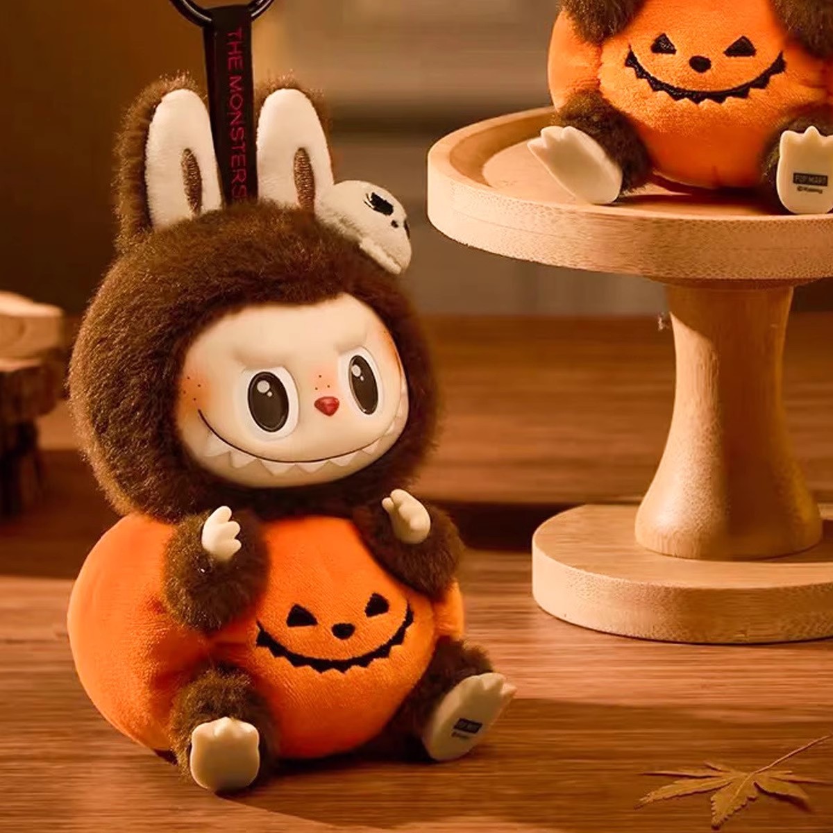 LABUBU Pumpkin Vinyl Plush Pendant — product image 3 of 4