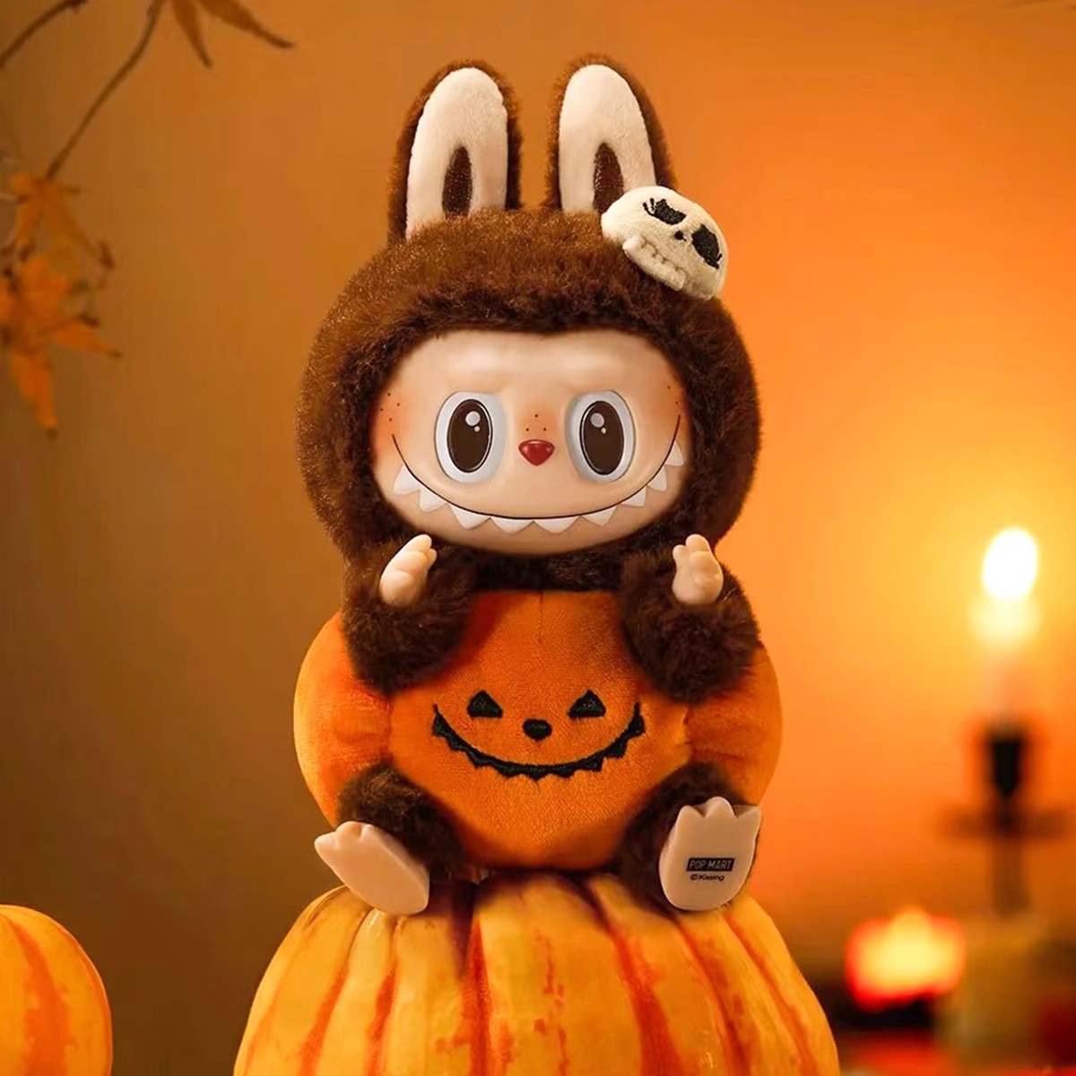 LABUBU Pumpkin Vinyl Plush Pendant — product image 4 of 4