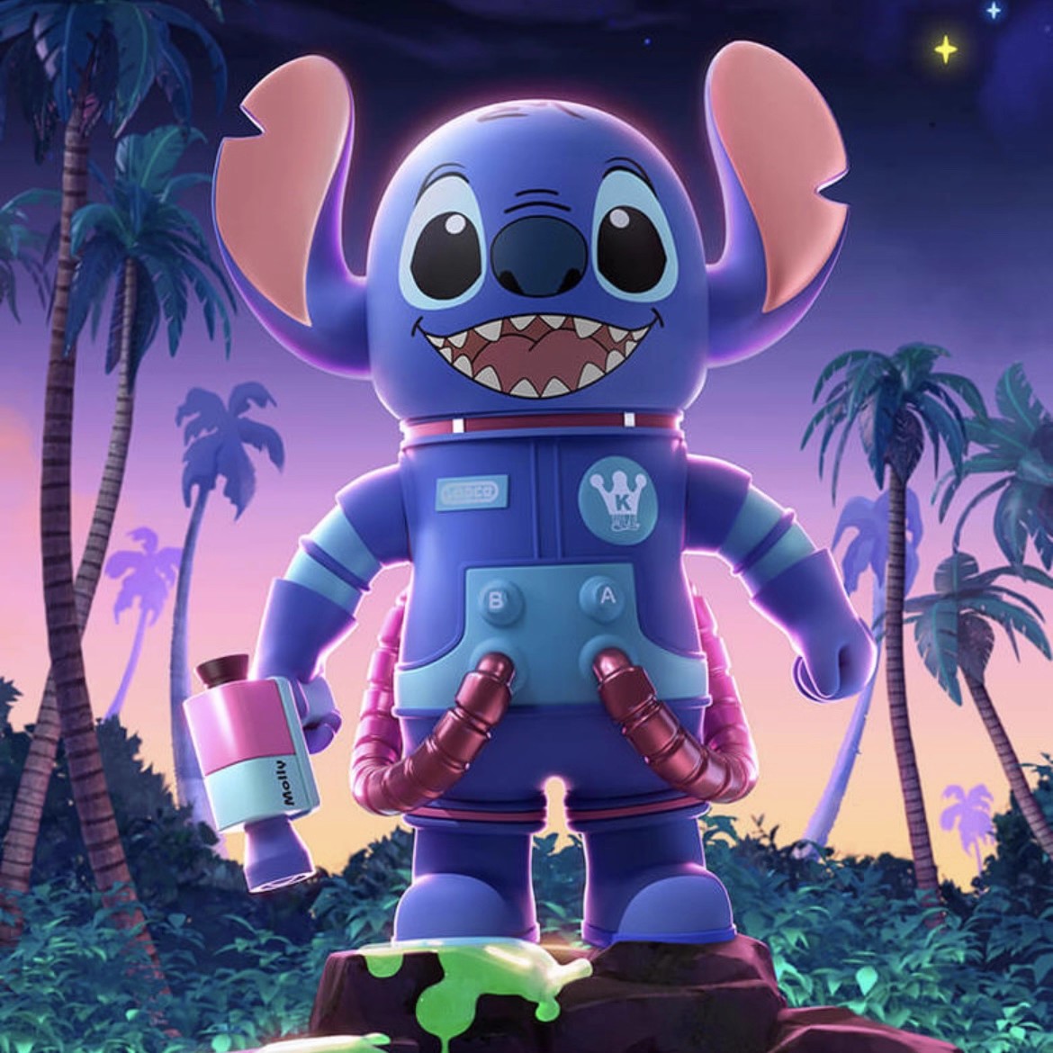 MEGA SPACE MOLLY 400% Stitch Collectible Figure — product image 4 of 7