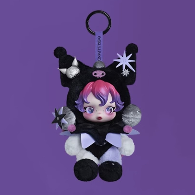 SKULLPANDA x Kuromi Plush Pendant — product image 2 of 4