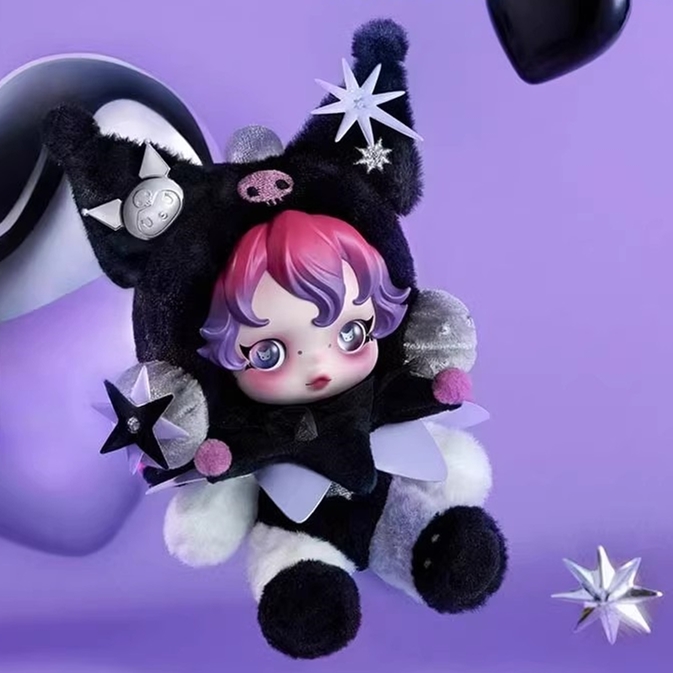 SKULLPANDA x Kuromi Plush Pendant — product image 4 of 4
