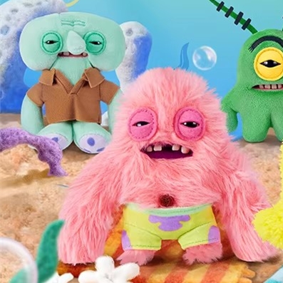 Fuggler Patrick Star Plush Keychain — product image 4 of 4
